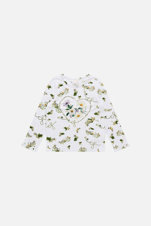 Daisy Chains Kids Long Sleeve Tee With Frill Cuff 4-10 GIRLS CLOTHING CAMILLA