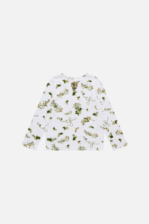 Daisy Chains Kids Long Sleeve Tee With Frill Cuff 4-10 GIRLS CLOTHING CAMILLA