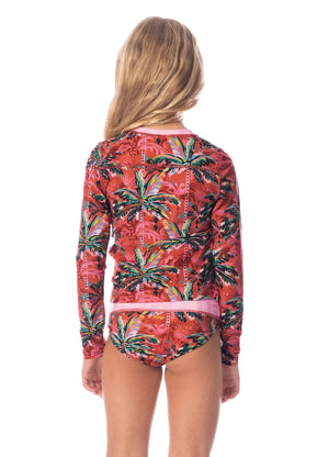 Flame Palms Odyssey Rashguard Set GIRLS SWIMWEAR MAAJI