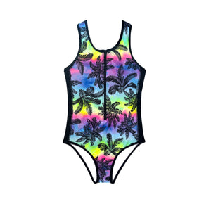 Sunset Beach One Piece GIRLS SWIMWEAR SALTY INK