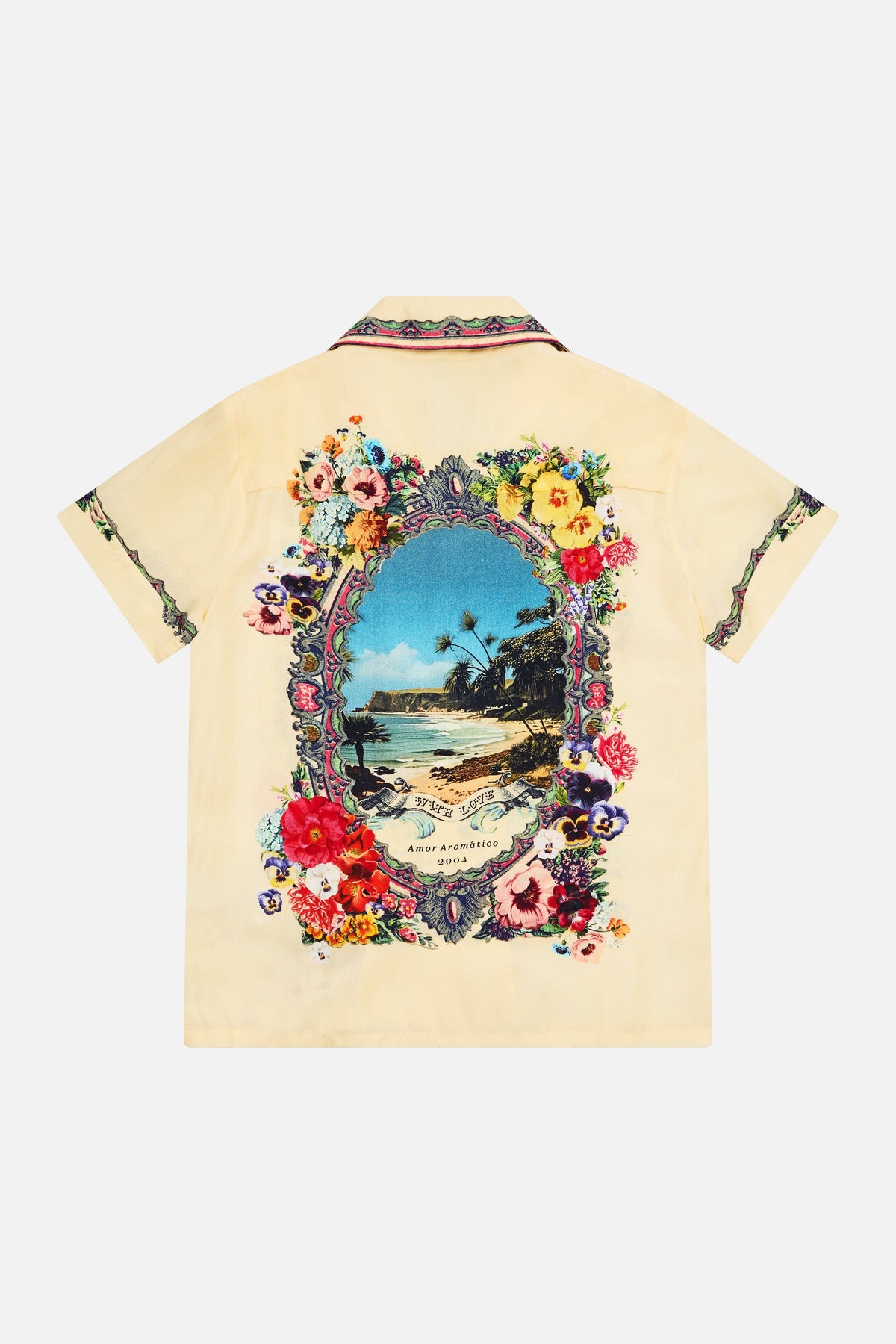 Bathing Bombshell Boys Short Sleeve Camp Collared Shirt 4-10 BOYS SWIMWEAR CAMILLA 