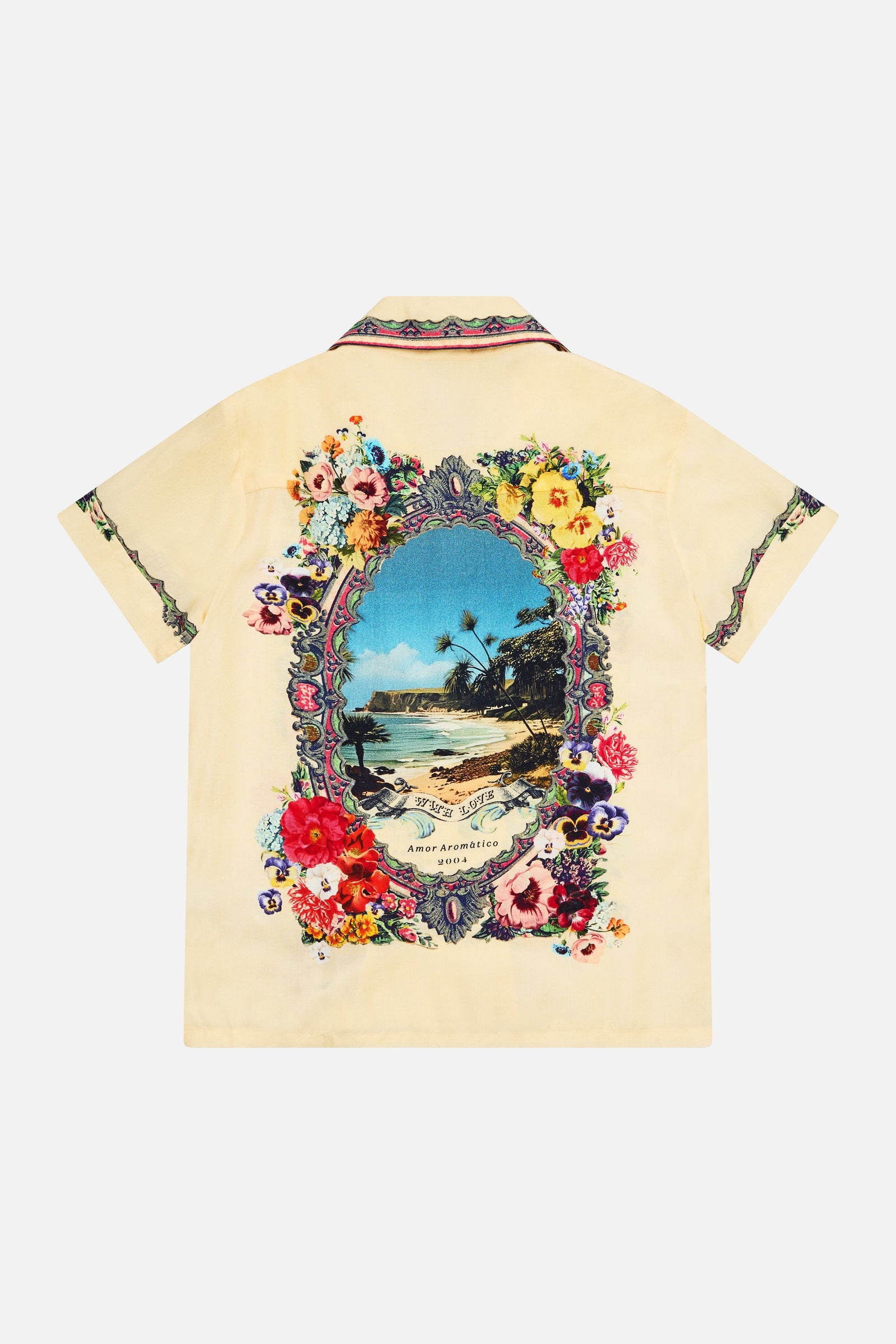 Bathing Bombshell Boys Short Sleeve Camp Collared Shirt 4-10 BOYS SWIMWEAR CAMILLA 