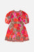 Heart Like A Wildflower Kids Mini Dress With Puff Sleeve 4-10 GIRLS CLOTHING CAMILLA 