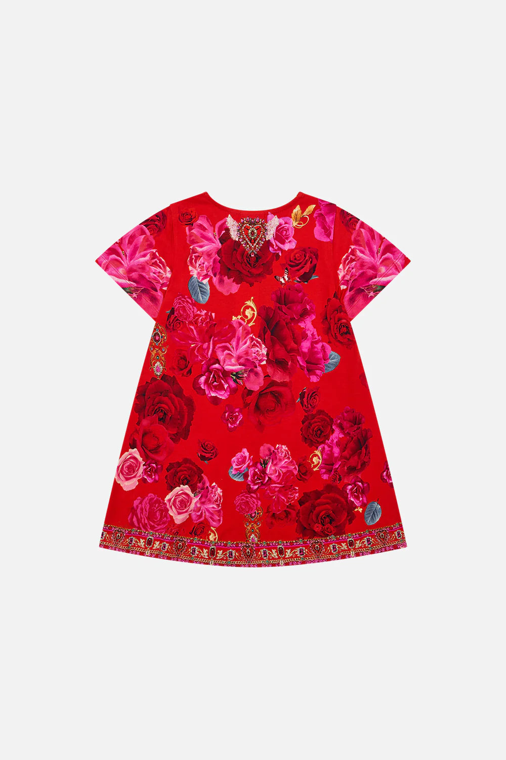 Italian Rosa Kids T-Shirt Dress With Flare Hem 4-10 GIRLS CLOTHING CAMILLA 