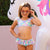 Miss Dazzle Bikini LITTLE GIRLS SWIMWEAR SALTY INK 