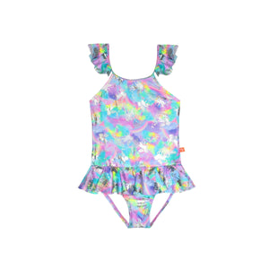 Miss Dazzle One Piece LITTLE GIRLS SWIMWEAR SALTY INK 