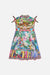 Spirit Of Santa Maria Kids Button Midi Dress With Tie Sleeve 4-10 GIRLS CLOTHING CAMILLA 