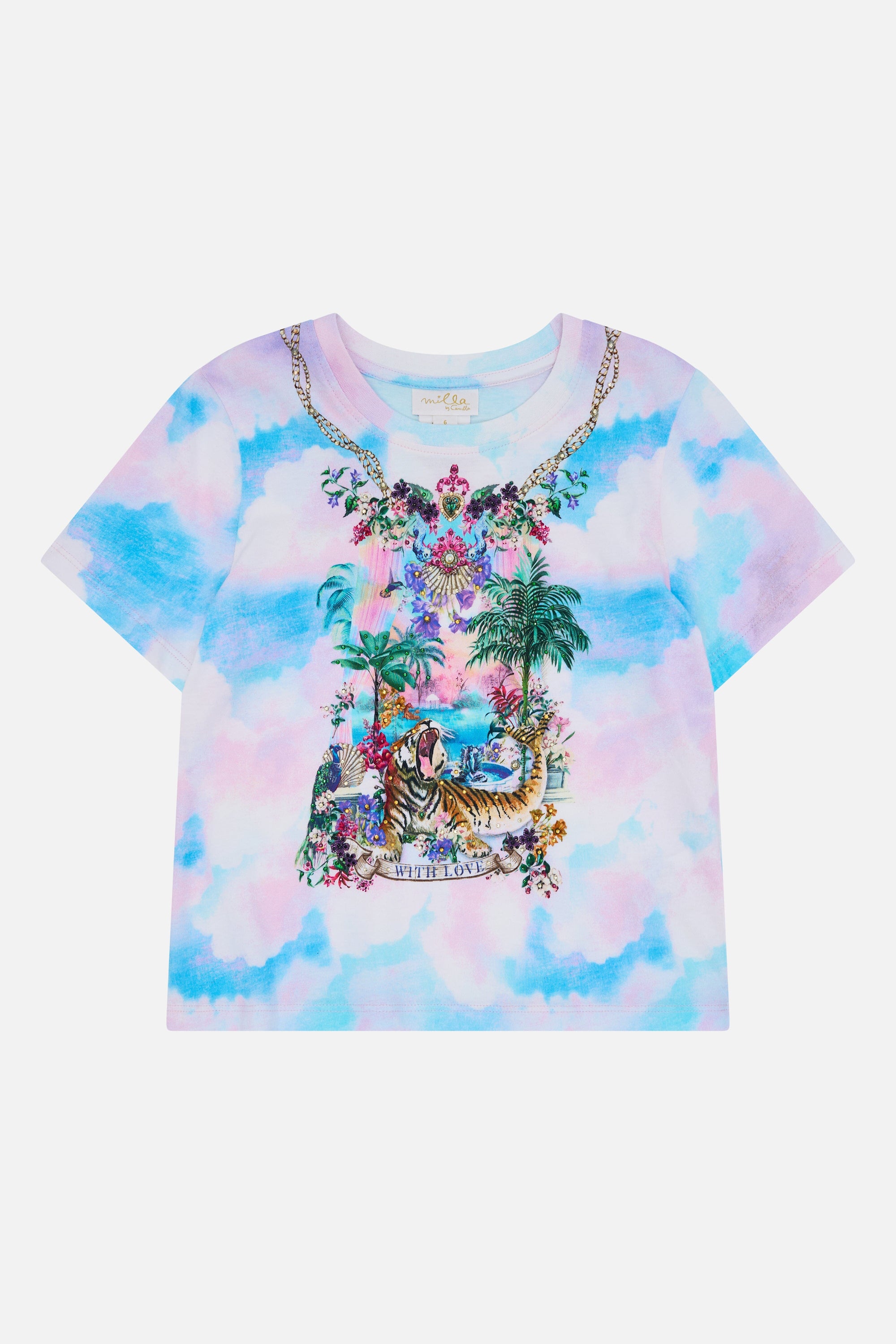 Spirit Of Santa Maria Kids Short Sleeve Classic Tee 4-10 GIRLS CLOTHING CAMILLA 
