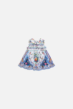 Tiles Darls Babies Shirred Dress With Peter Pan Collar BABY CLOTHING CAMILLA 