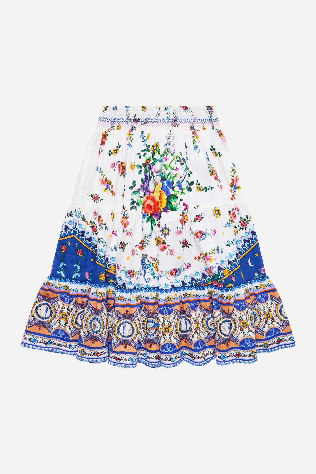 Tiles Darls Kids Convertible Shirred Maxi Skirt 4-10 GIRLS CLOTHING CAMILLA 