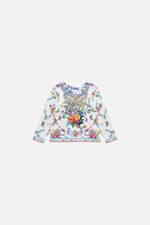 Tiles Darls Kids Relaxed Long Sleeve Tee 4-10 GIRLS CLOTHING CAMILLA 