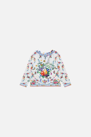 Tiles Darls Kids Relaxed Long Sleeve Tee 4-10 GIRLS CLOTHING CAMILLA 