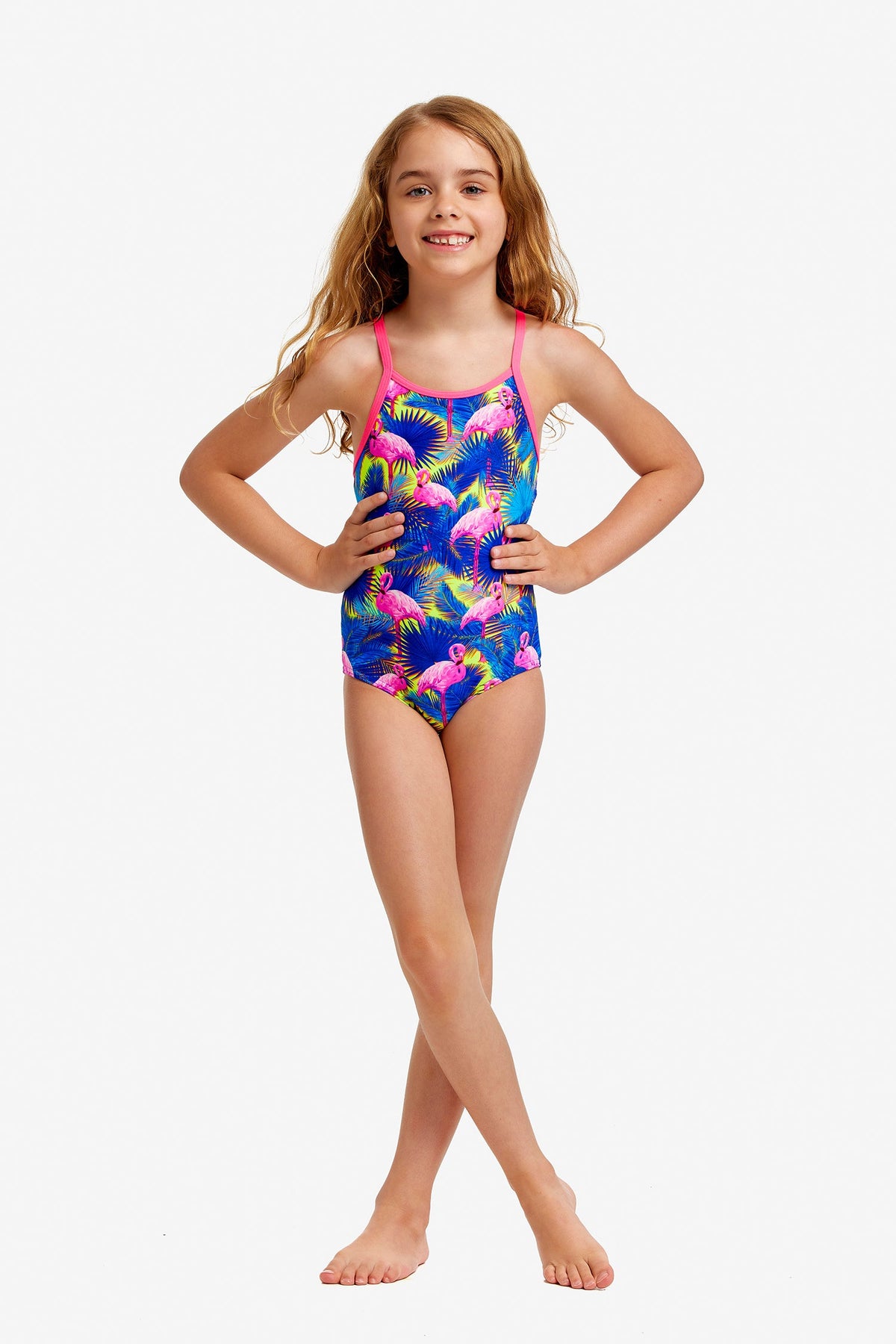 Mingo Magic Toddler Girls Printed One Piece LITTLE GIRLS SWIMWEAR FUNKITA 