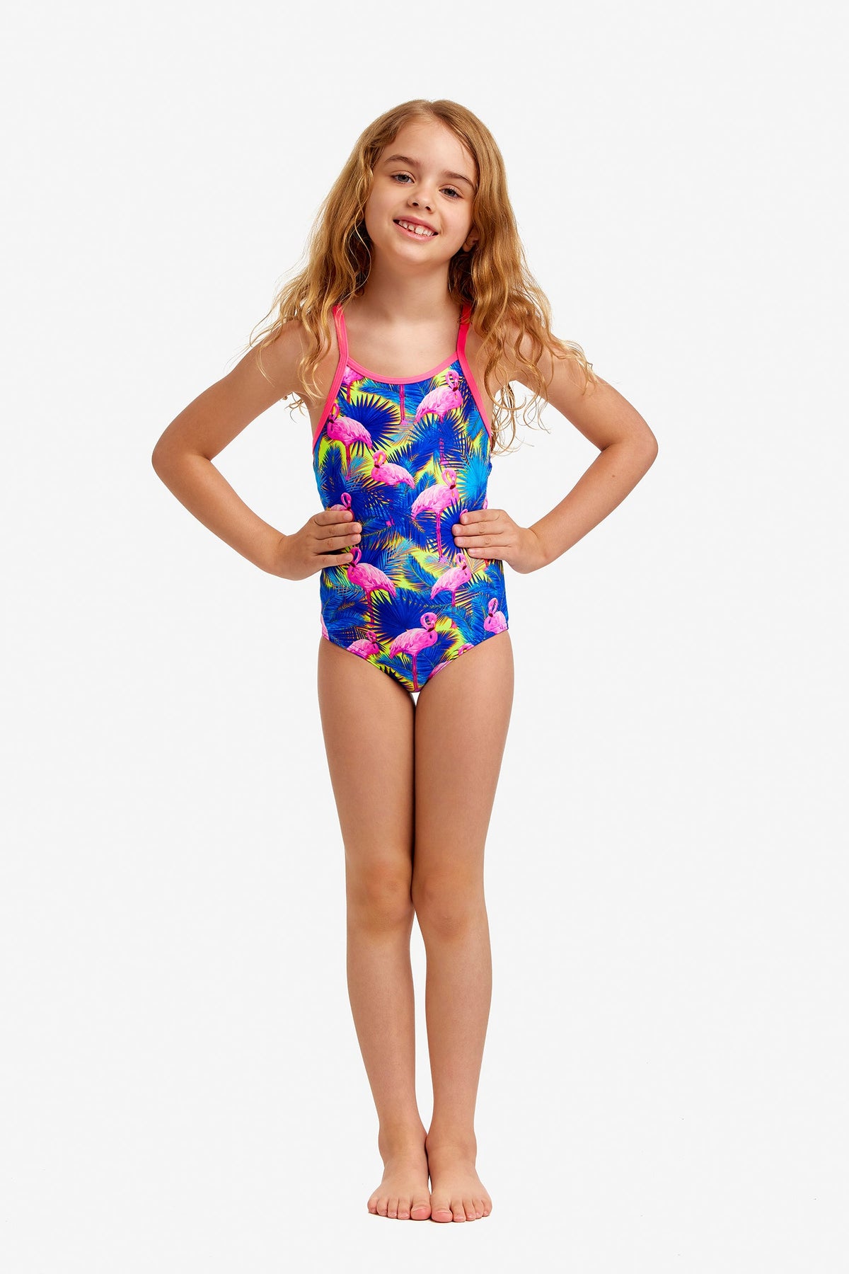 Mingo Magic Toddler Girls Printed One Piece LITTLE GIRLS SWIMWEAR FUNKITA 