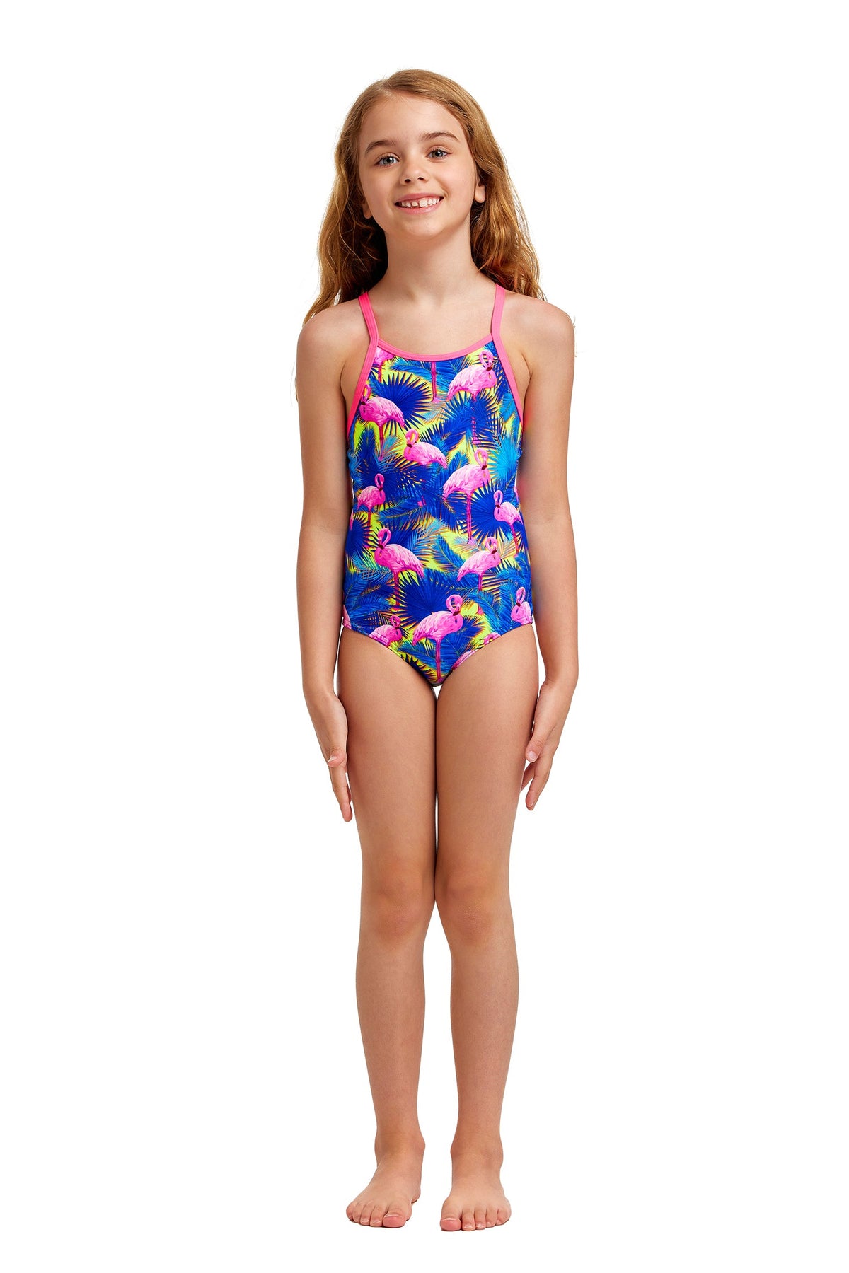 Mingo Magic Toddler Girls Printed One Piece LITTLE GIRLS SWIMWEAR FUNKITA 