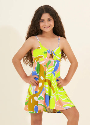 Selvatik Drizzle Short Dress LITTLE GIRLS CLOTHING MAAJI 